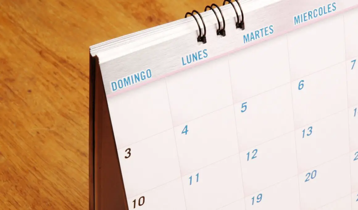 Como dizer os Dias da Semana em Espanhol